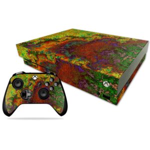 mightyskins skin compatible with microsoft xbox one x - rust | protective, durable, and unique vinyl decal wrap cover | easy to apply, remove, and change styles | made in the usa