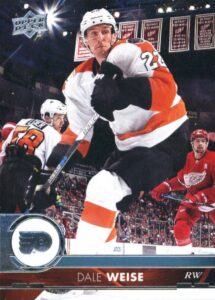 2017-18 upper deck #140 dale weise flyers