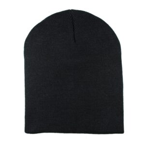 Gelante Knit Skull Cap Warm Winter Slouchy Beanies Hat 9 Inch 2040D-12pcs: Black