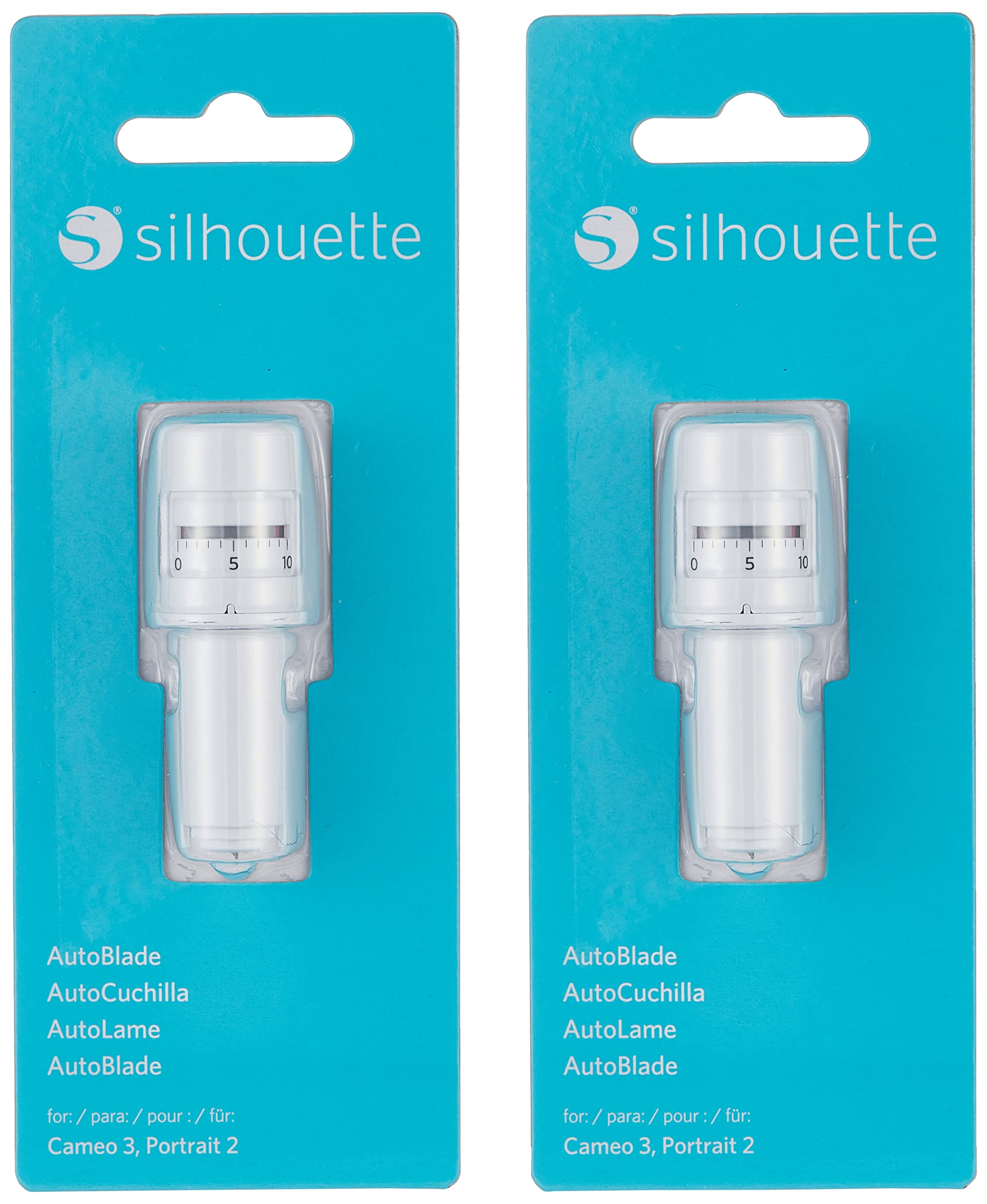 Silhouette America SLT SILH AUTO-2 PK L2 Blade, 2 Pieces, White