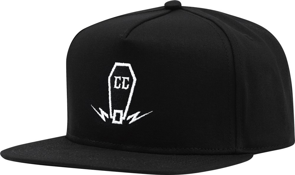 Cruise Coffin Snapback Hat Black