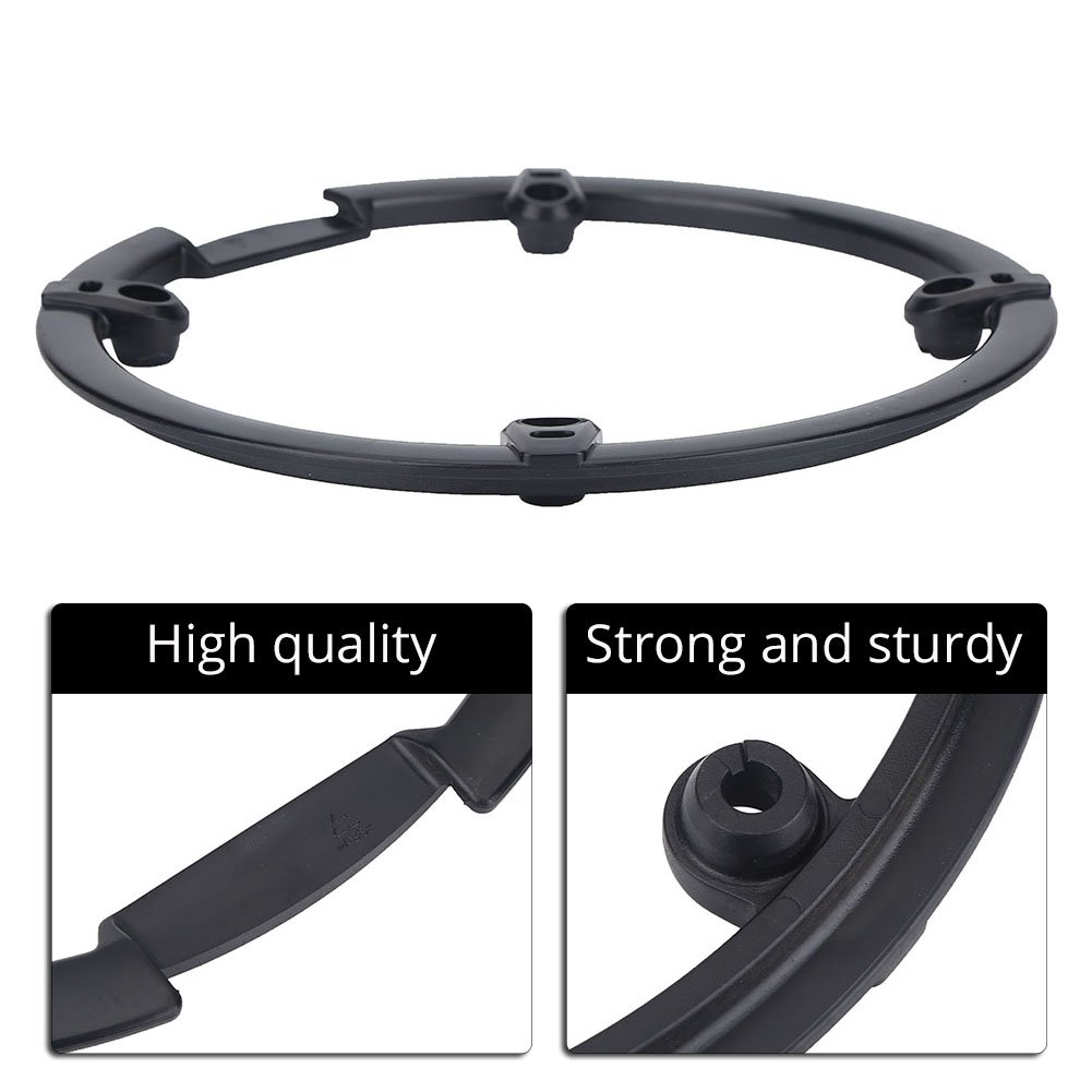 VGEBY Chain Guard Protector, Cycling Chainring Sprockets Cranksets Guard Protector Black Plastic Chain Wheel Crankset Cover for Mountain Bike