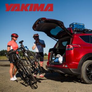 YAKIMA, HoldUp EVO Tray-Style Hitch-Mounted Bike Rack for Cars, SUVs, Trucks and More, Carries 2 Bikes, Fits 1.25” Hitches, 1 1/4 in