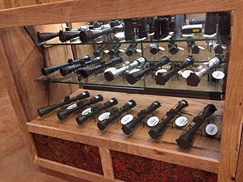 Gun Storage Solutions Scopes, Knives, Suppressors, Silencers, and Flashlights Display Stand - 10 Pack