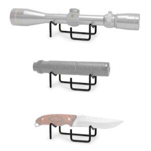 Gun Storage Solutions Scopes, Knives, Suppressors, Silencers, and Flashlights Display Stand - 10 Pack