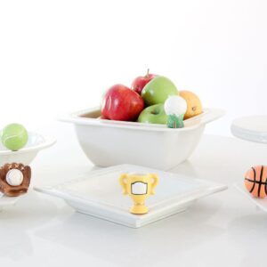 nora fleming Game, Set, Match (Tennis Ball) A72 - Hand-Painted Ceramic Unique Décor - Summer Minis for the Home and Office