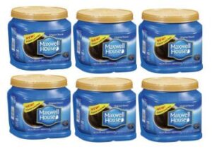 pack of 6 - maxwell house original medium roast ground coffee, 30.6 oz