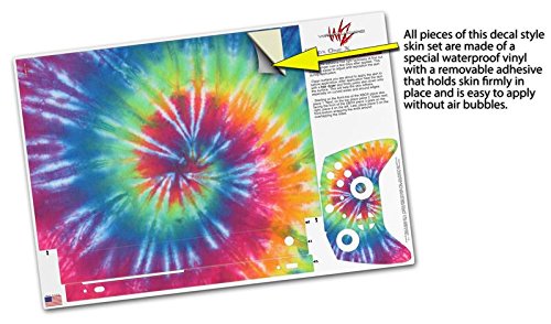 WraptorSkinz Decal Vinyl Skin Wrap Compatible with Xbox One X Console and Controller - Tie Dye Swirl 104