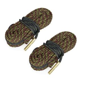 2 pack 45 caliber quality gun/pistol bore cleaning snake - simplifies cleaning - sold in america, ships from america