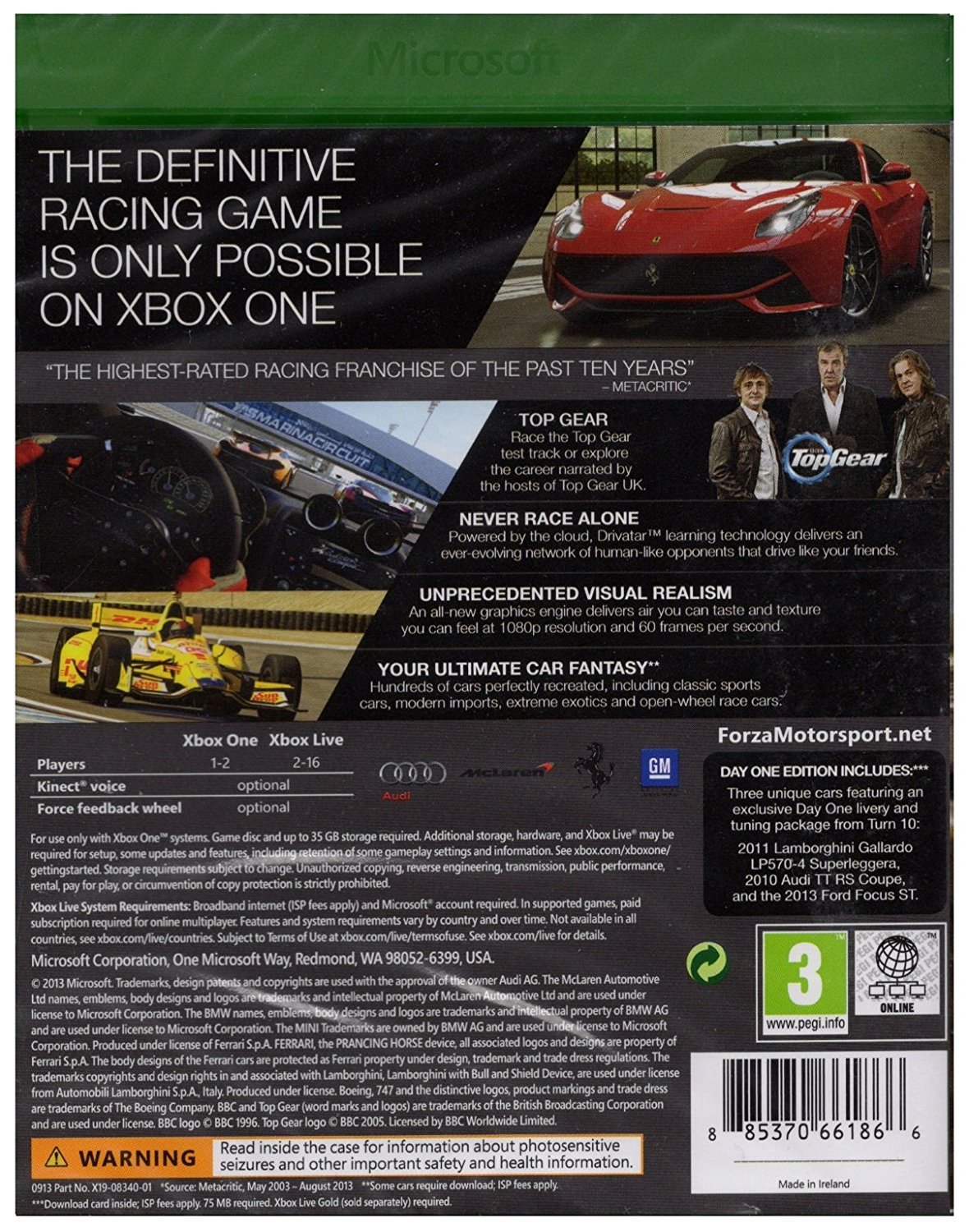 Forza Motorsport 5 Day One Edition XBOX ONE