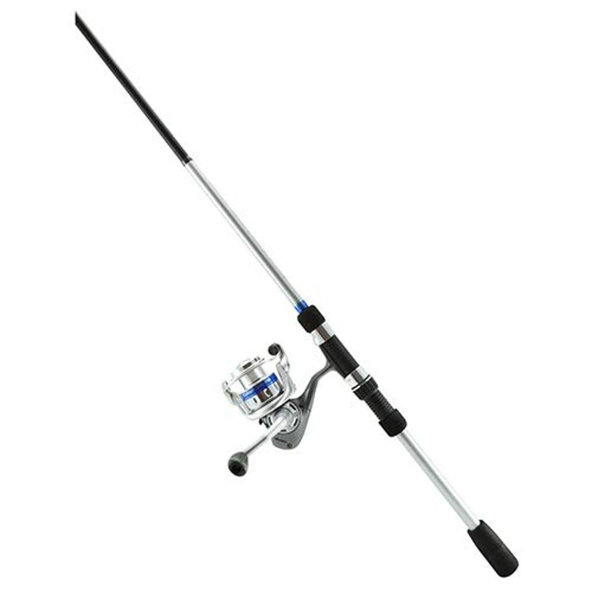 Okuma CSII-502L-20 Cascade II Spinning Combo, 20 Reel Size, 1BB Bearings, 5' Length, 2 Piece, Light Power, Ambidextrous