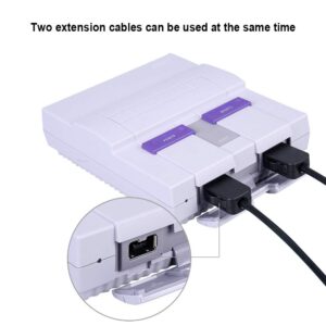 Smatree Extension Cable Compatible for NES/SNES Classic Controller Extension Cord 3M/10ft (2-Pack) Classic Edition/Super NES Classic Edition (2017) Controller