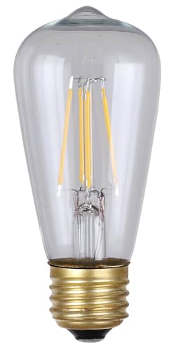 LED Vintage Bulb, B-LST45-4, E26 Socket, 4W ST45 Shape, 2200K, 320 Lumen, Dimmable, 15000 Hours