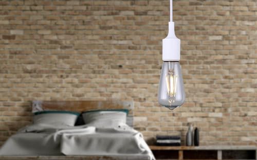 LED Vintage Bulb, B-LST45-4, E26 Socket, 4W ST45 Shape, 2200K, 320 Lumen, Dimmable, 15000 Hours