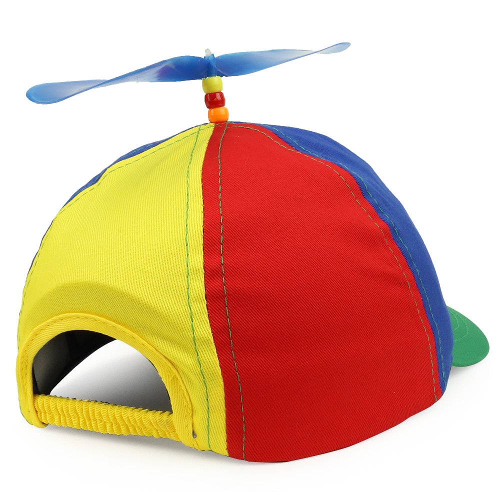 Armycrew Cotton Adult Multi-Color Propeller Helicopter Unstructured Baseball Cap - Multicolor