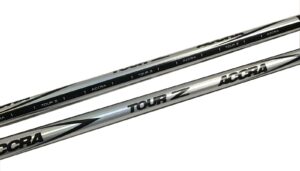 accra new tour z 55 stable tip st driver shaft + adapter & grip (x-stiff) (ping g30, g, g400)