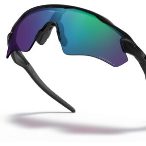 Oakley Men's Radar EV Path Sunglasses Polarized Rectangular, Matte Black w/Prizm, 38 mm