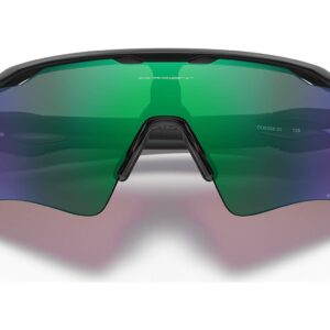 Oakley Men's Radar EV Path Sunglasses Polarized Rectangular, Matte Black w/Prizm, 38 mm