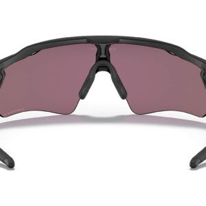 Oakley Men's Radar EV Path Sunglasses Polarized Rectangular, Matte Black w/Prizm, 38 mm