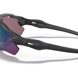 Oakley Men's Radar EV Path Sunglasses Polarized Rectangular, Matte Black w/Prizm, 38 mm