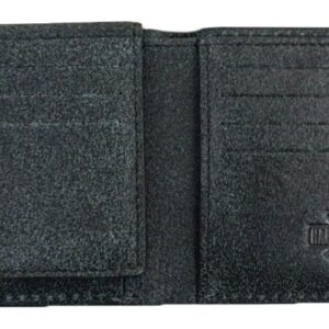 Harley-Davidson Men's Skull Graphite Leather Billfold w/Flip Out UN4627L-GRYBLK