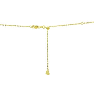 Hoops & Loops 14K Yellow Gold Italian Chain Hammered Mariner Three-Layer Dainty Choker Necklace