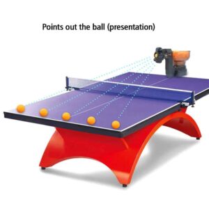 ZXMOTO Ping Pong Robot Machine with 36 Different Spin Balls Table Tennis Robot Automatic Ball Machine for Training