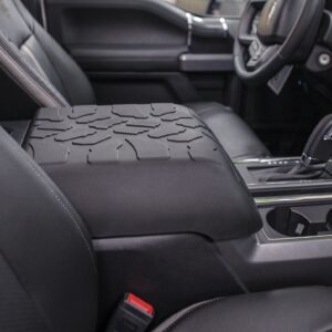 Boomerang® Tire Tread Armpad™ for Ford F150 (2015-2021) - Flow-Through Console Version - Center Console Armrest Cover