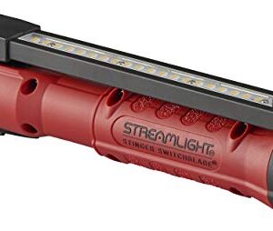 Streamlight 76800 Stinger Switchblade 800-Lumen LED Light Bar with USB Cord, Red