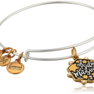 Alex and Ani Bat Mitzvah Two Tone Charm Bangle