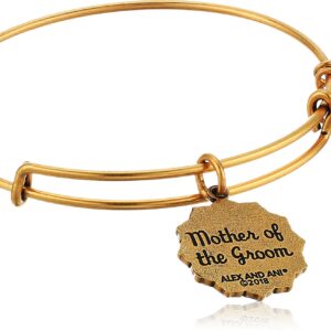 Alex and Ani Mother of the Groom Charm Bangle, Rafaelian Gold, Expandable