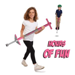 New Bounce Pogo Stick for Kids - Pogo Sticks, 40 to 80 Lbs - Sport Edition, Quality, Easy Grip, PogoStick for Hours of Wholesome Fun