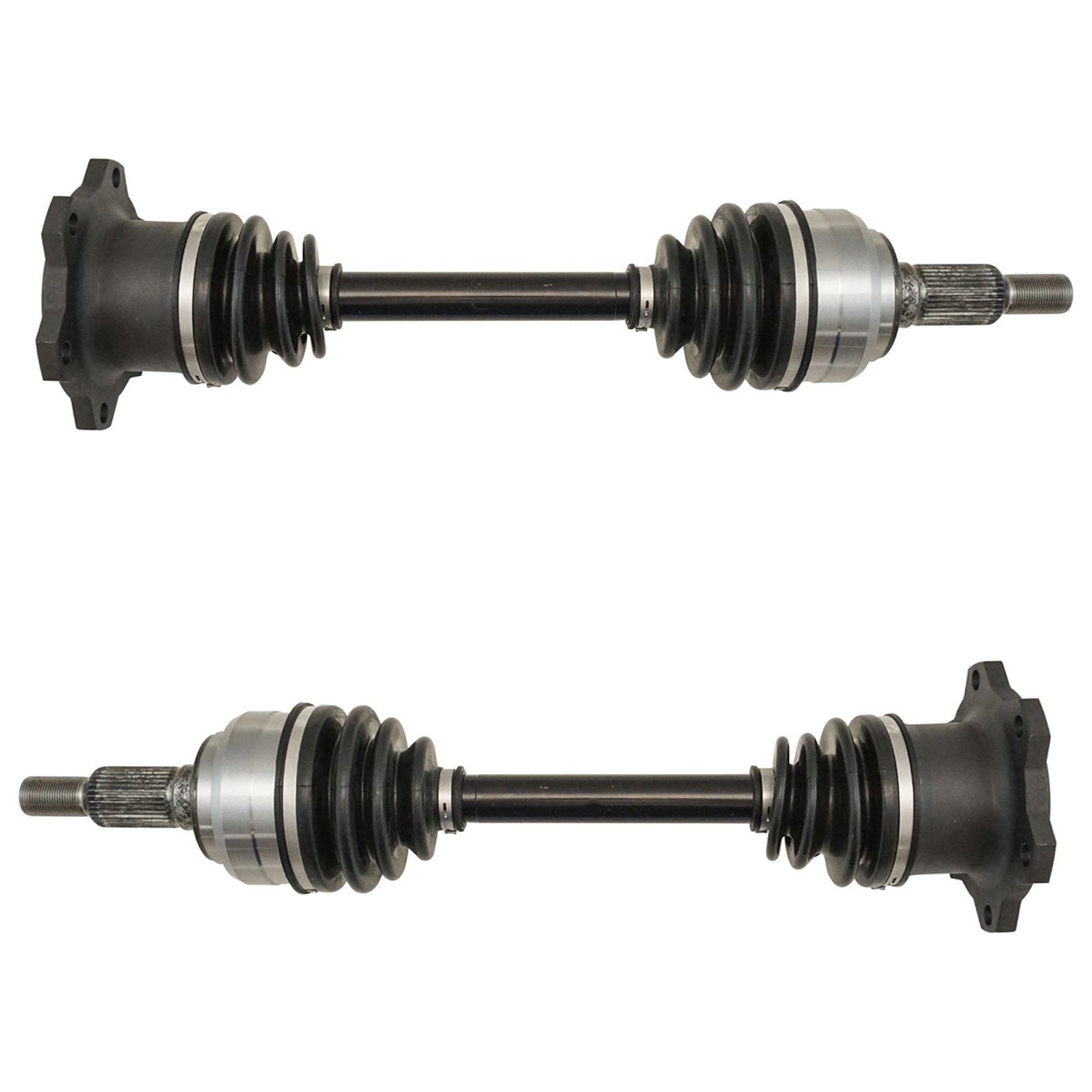 TRQ Front CV Axle Shaft Assembly Pair Compatible with 99-07 Silverado Sierra Tahoe