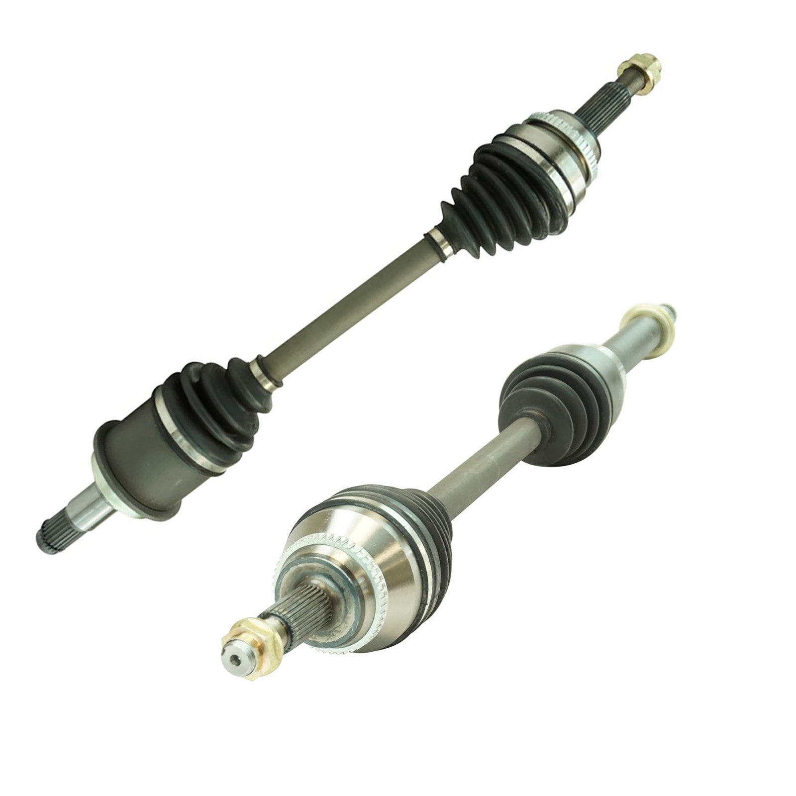 TRQ Front CV Axle Shaft Assembly LH LF RH RF Pair for 04-10 Toyota Sienna Van Front Wheel Drive FWD