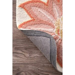 nuLOOM Hand Tufted Palm Springs Area Rug, 6' x 9', Pink