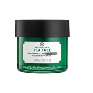 The Body Shop Tea Tree Anti-Imperfection Night Mask, 2.6 Fl Oz (Vegan)