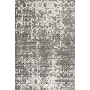 nuLOOM Deedra Modern Abstract Area Rug - 7x9 Area Rug Modern/Contemporary Grey/Ivory Rugs for Living Room Bedroom Dining Room Kitchen