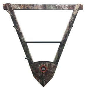 Rush Creek Creations unisex adult RealTree Camo 2 in 1 Bow Rack, REALTREE Camo, 31.5 x 32.7 US