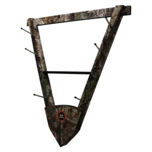 Rush Creek Creations unisex adult RealTree Camo 2 in 1 Bow Rack, REALTREE Camo, 31.5 x 32.7 US