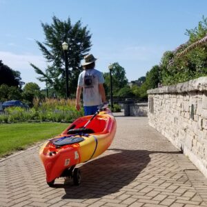 THEKAYAKCART KC-7 Ultra Portable Kayak & Canoe Cart