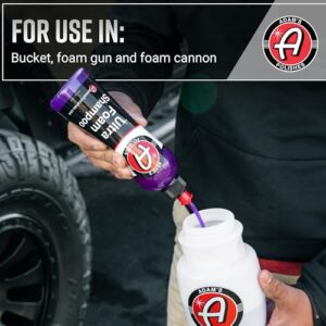 Adam's Polishes Ultra Foam Shampoo Gallon - Our Most Sudsy Car Shampoo Formula Ever - pH Neutral Formula For Safe, Spot Free Cleaning - Ultra Slick Formula That Wont Scratch or Leave Water Spots