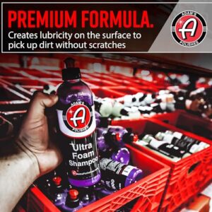 Adam's Polishes Ultra Foam Shampoo Gallon - Our Most Sudsy Car Shampoo Formula Ever - pH Neutral Formula For Safe, Spot Free Cleaning - Ultra Slick Formula That Wont Scratch or Leave Water Spots