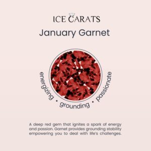 IceCarats 925 Sterling Silver Red Garnet Round Ring Gemstone Band January Birthstone Jewelry Size 7