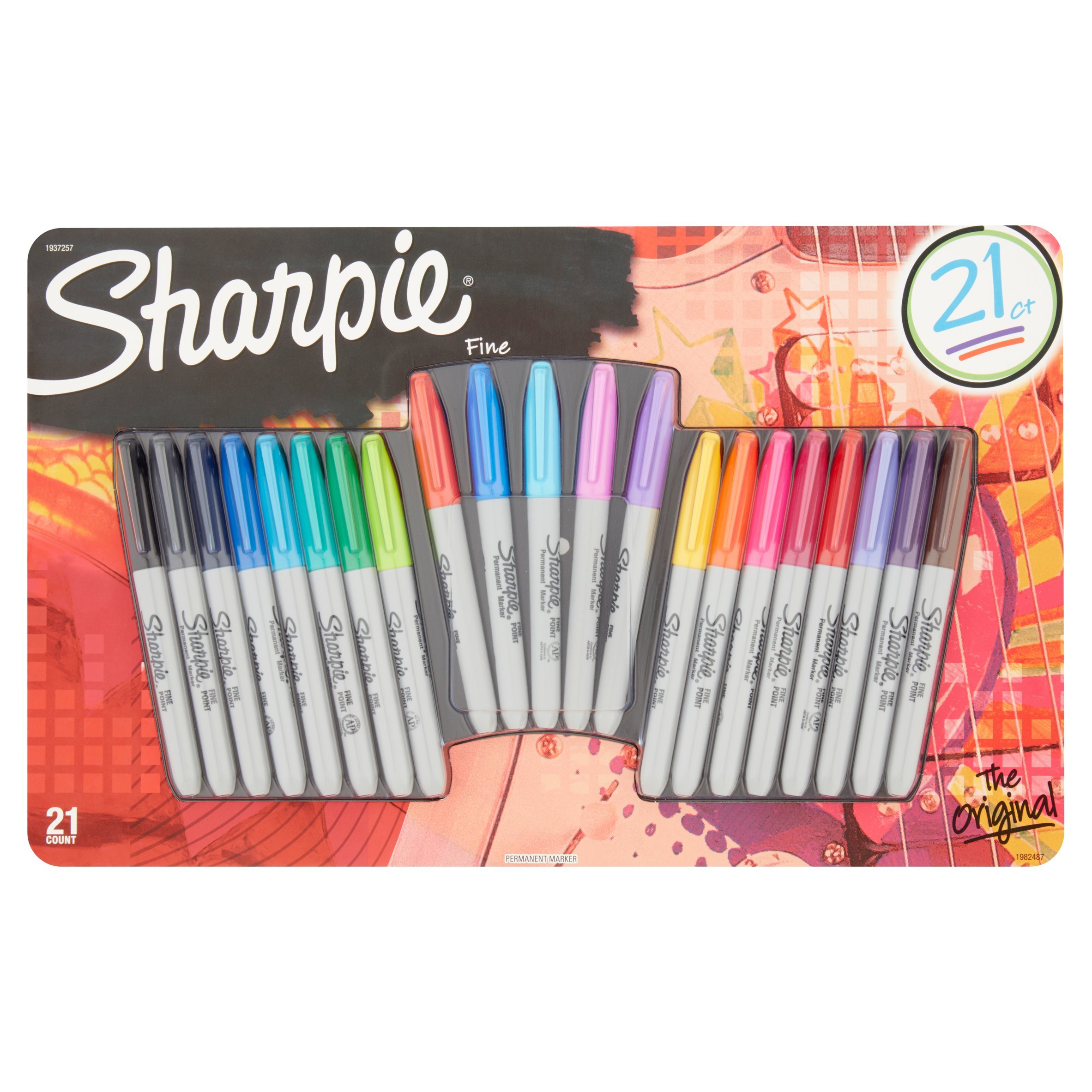 Sharpie Permanent Markers, Fine Point, The Original, Assorted Colors (The Original)