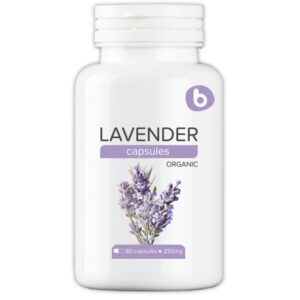 bobica premium european organic lavender capsules, helps reduce stress, calming, gmo free, gluten free, all natural, 250 mg, 90 vegan caps