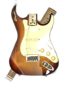 stewart electric travel guitar - stow-away (tobacco sunburst)