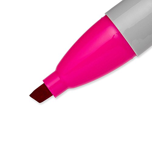 SHARPIE Permanent Marker, Chisel Tip, Magenta, Each