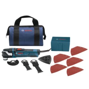 Bosch GOP40-30B-RT Multi-X 3.0 Amp StarlockPlus Oscillating Tool Kit w/Snap-In Blade Attachment (Renewed)