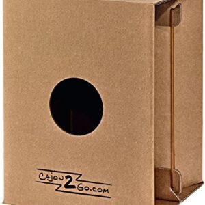 Meinl VivaRhythm VR-CAJ2GO Fold-able Pop Up Cardboard Cajon-2-Go with Internal Snares