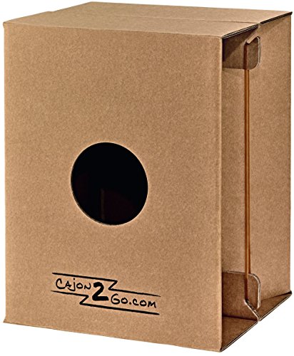 Meinl VivaRhythm VR-CAJ2GO Fold-able Pop Up Cardboard Cajon-2-Go with Internal Snares